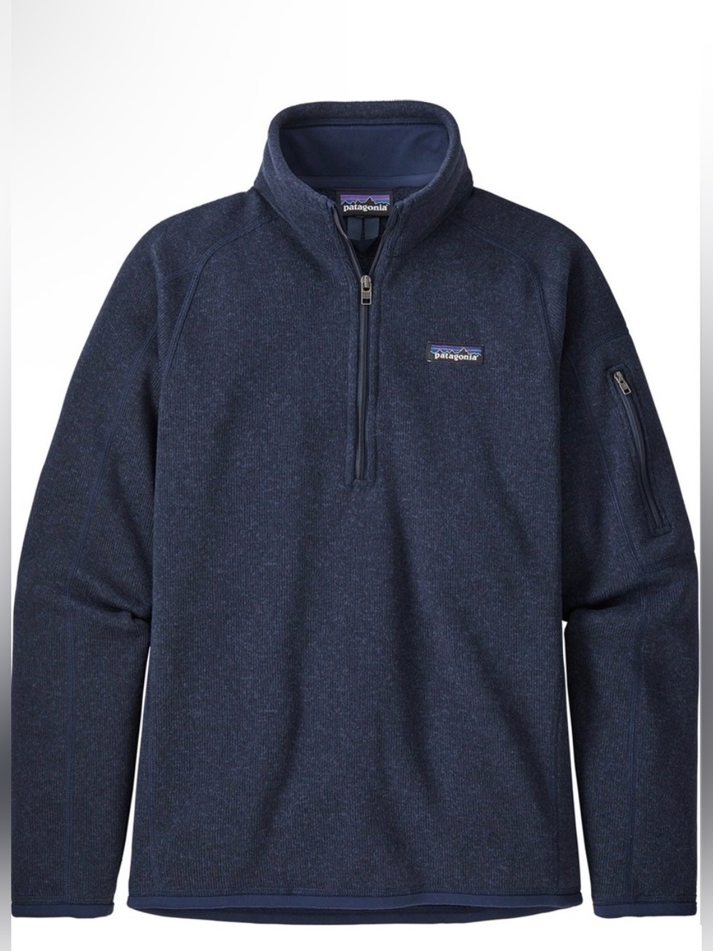 Patagonia Women’s Better Sweater 1/4 Zip Fleece Pullover New Navy XL